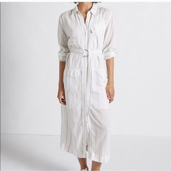 Current/Elliott Button Front The Camp Dress Size Medium - Picture 1 of 7